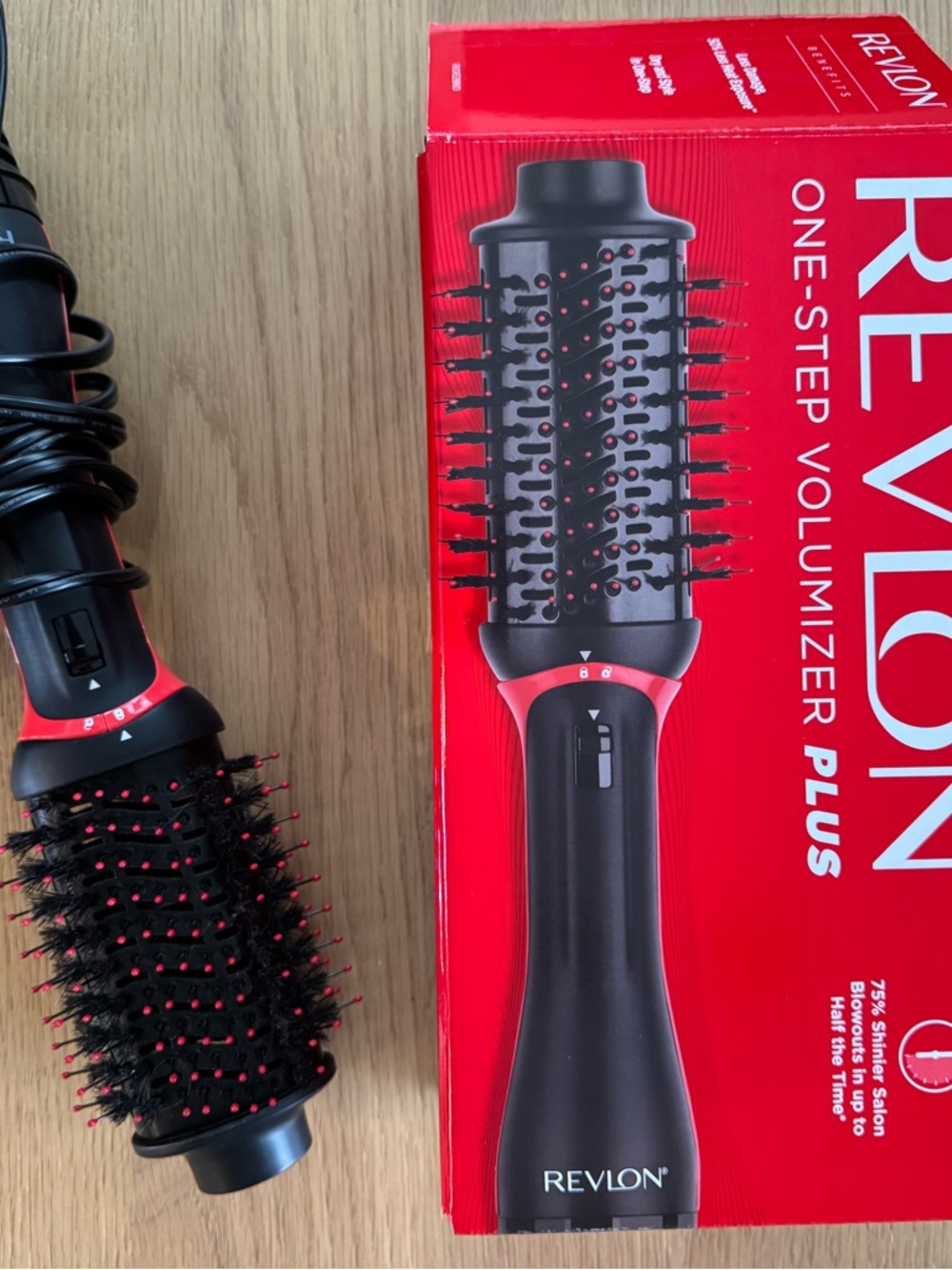 Revlon Black and Red One-Step Volumizer Plus Brush